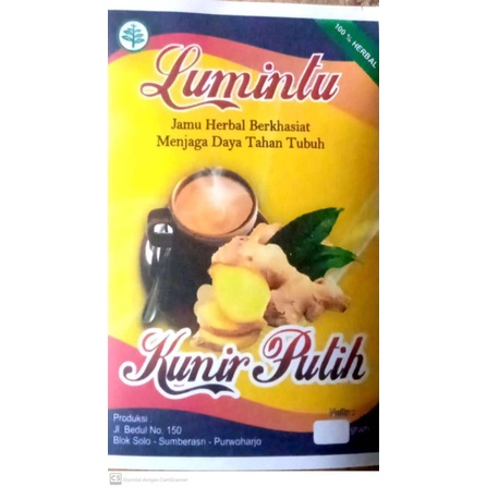 

JAMU TRADISIONAL/JAMUHERBAL/JAMU LUMINTU KUNIR PUTIH/JAMU HOME MADE KERING