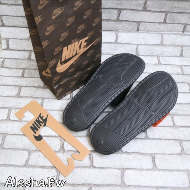 Sandal Slide Nike Bennasi Jordan Gold / Sandal Slip On Nike Bennasi Jordan Hight Quality