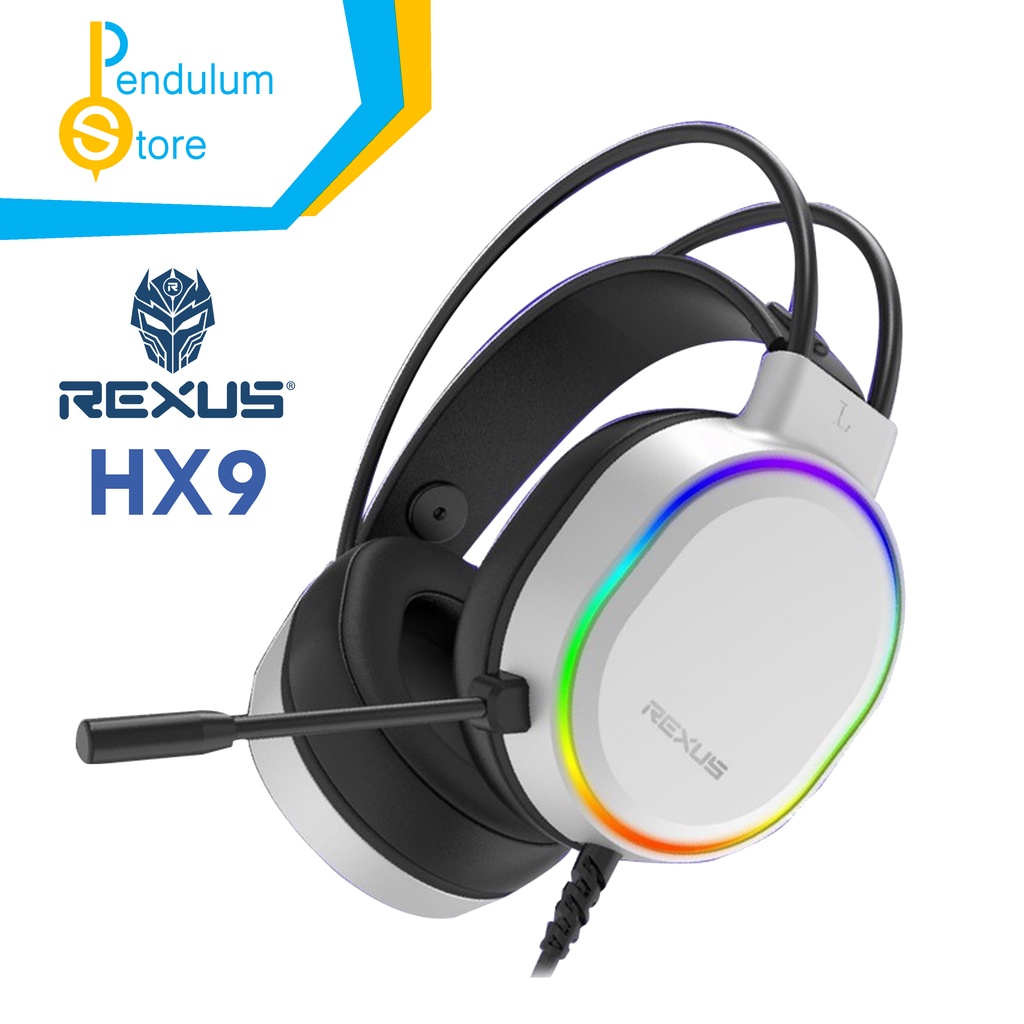 8K7V Rexus Thundervox Hx9 Headset Gaming Rgb Usb Plug Surround 7.1 High Technology Sound