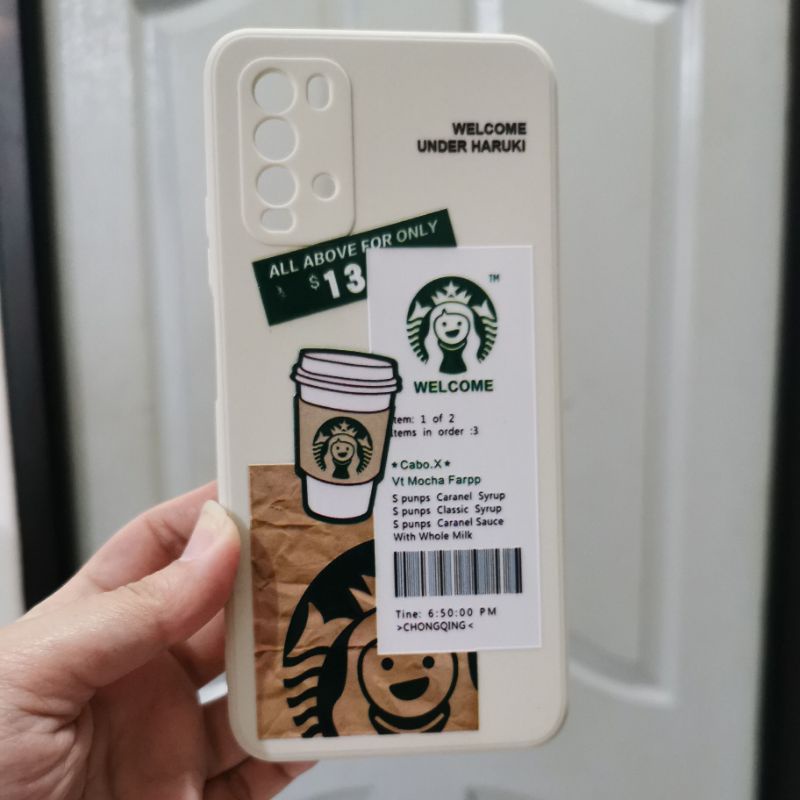 Case tpu overseas starbacks Redmi note 9 4g/ M3