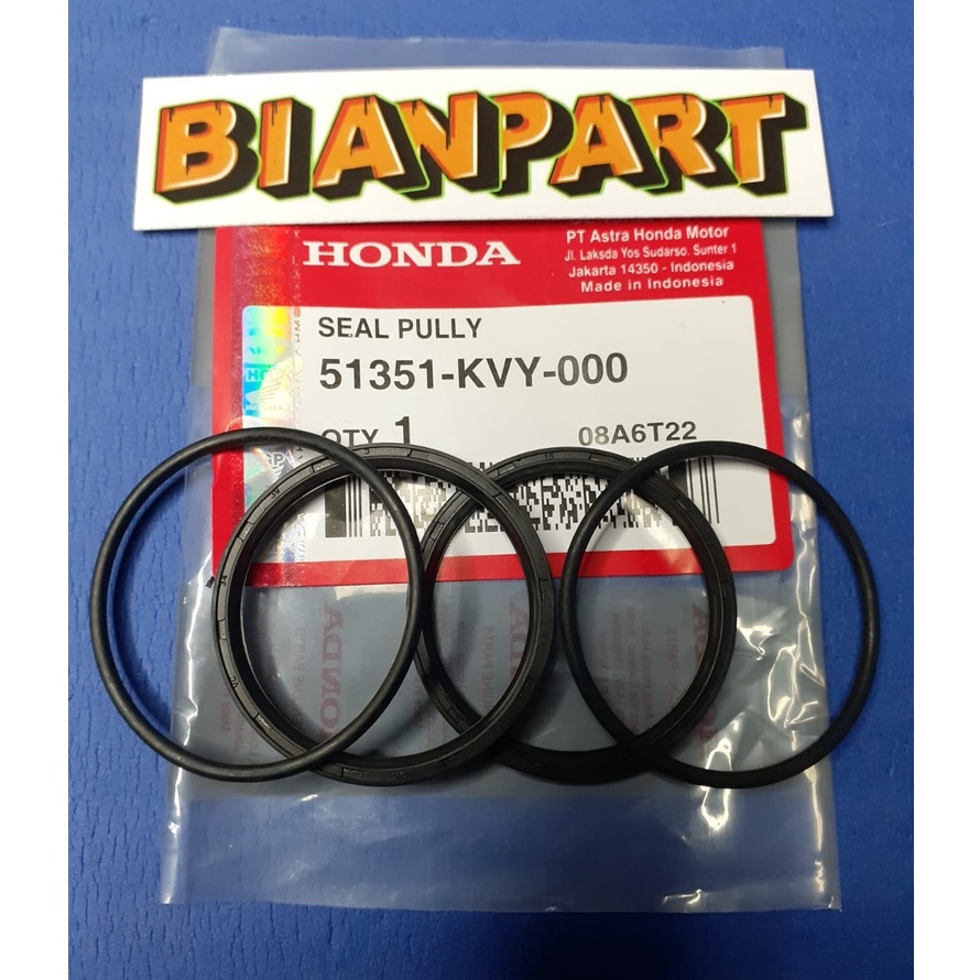 SEAL PULLY HONDA BEAT SIL PULI CVT BEAT KARBU SEAL ORING BEAT - KVY