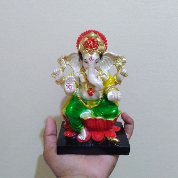 Patung Ganesha dewa PATUNG GANESHA/GANESHA RESIN/PATUNG GANESA/MINIATUR GANESHA/GANESA/PATUNG DEWA/D