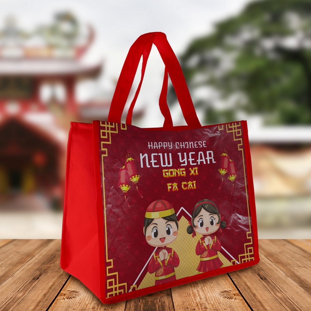 Tas IMLEK / Goodie Bag READY STOK MURAH LANDSCAPE DAN POTRAIT (T20 X P25 X L13 DAN T25 X P20 X L13)