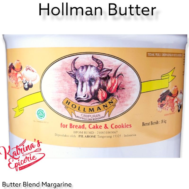 

Hollman Butter 1 Kg Mentega Blend Margarine Untuk Nastar Kaastengels Roti