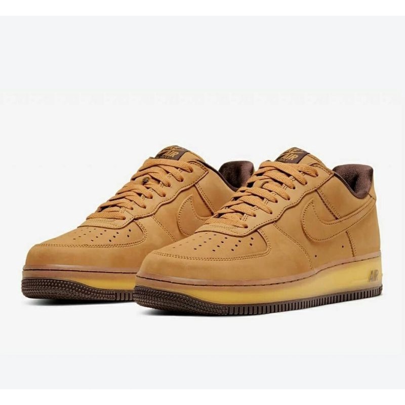 Sepatu pria sepatu sneaker original sepatu nike air force one original wheatmocca