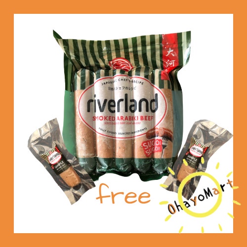 

Daging Asap - Riverland Smoked Arabiki Beef / Sosis Daging Sapi Asap Arabiki 360Grm