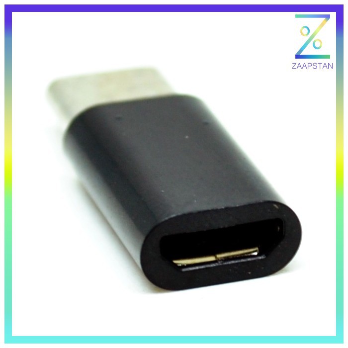 Taffware Plastic Fitting Micro USB to USB 3.1 Type C Adapter Converter