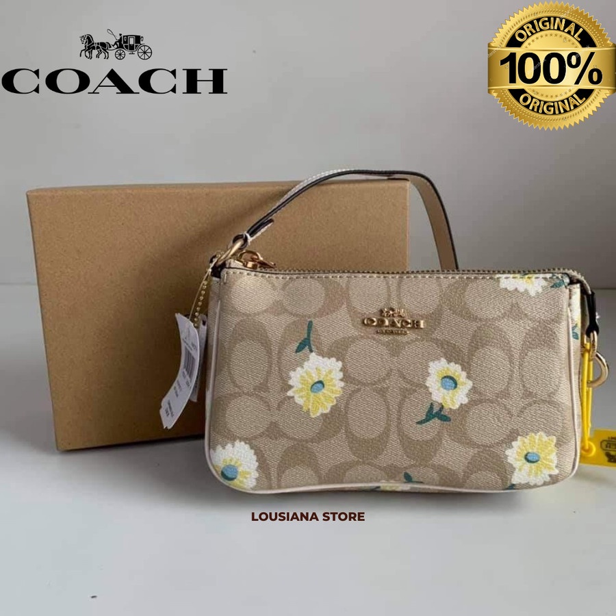 Tas Coach C3357 Nolita 15 En Signature Lienzo Con Daisy Print