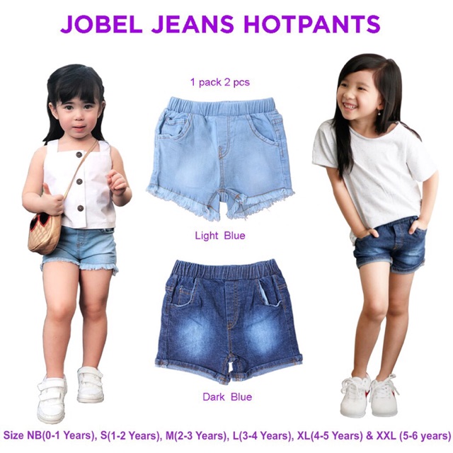 Jobel Jeans Hotpants isi 2pcs