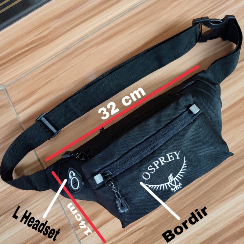 Tas Selempang Distro Waist Bag Pria Osprey