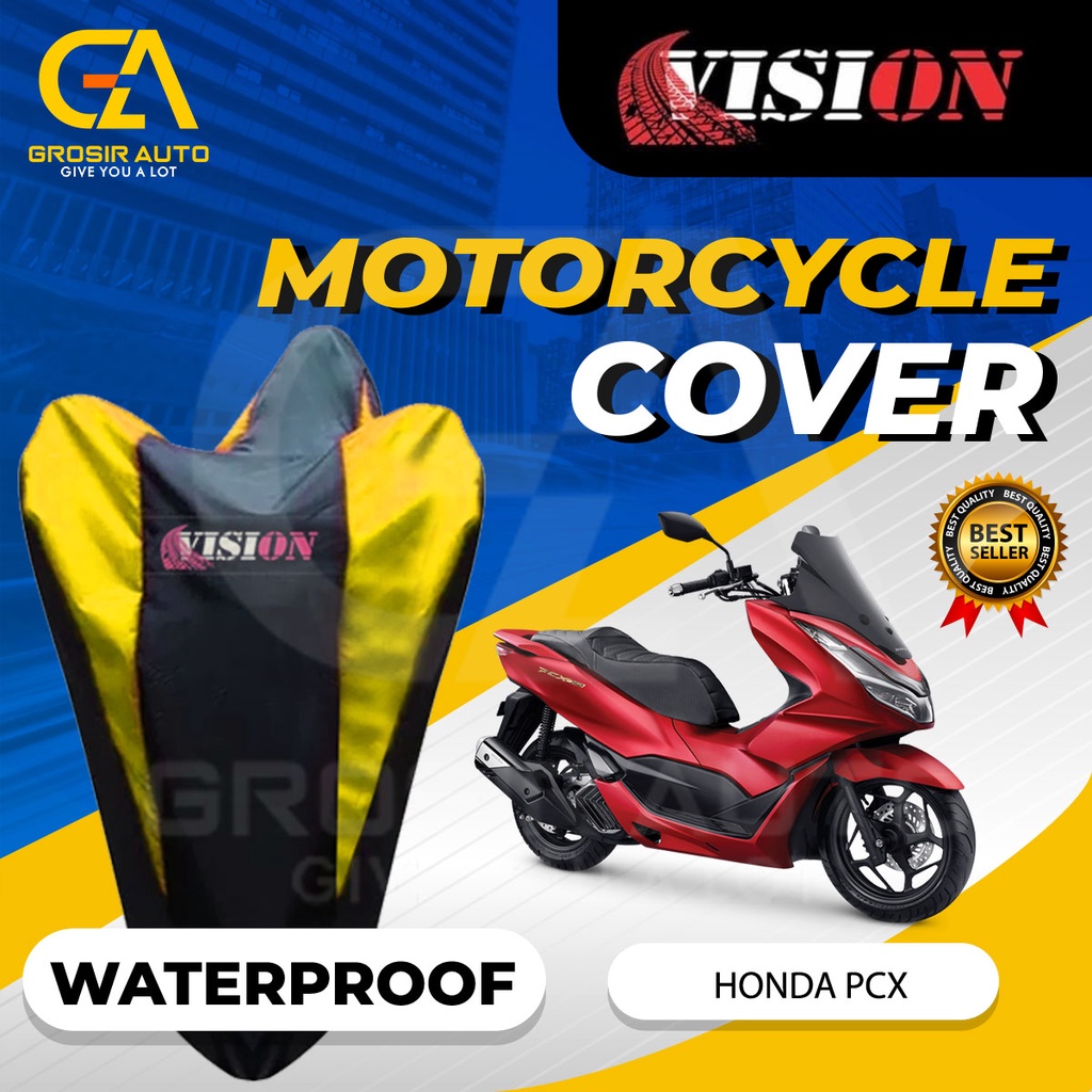 Sarung Motor PCX Antiair Vision / Cover Selimut Penutup Sarung Mantel Motor Vision