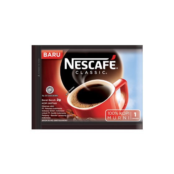 

NESCAFE CLASSIC LAMPUNG ROBUSTA BLEND PACK (10 x 2 GRAM)