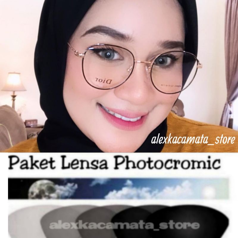 LENSA FOTOCROMIC | Frame minus | frame antiradiasi | kacamata wanita | kacamata pria 6324
