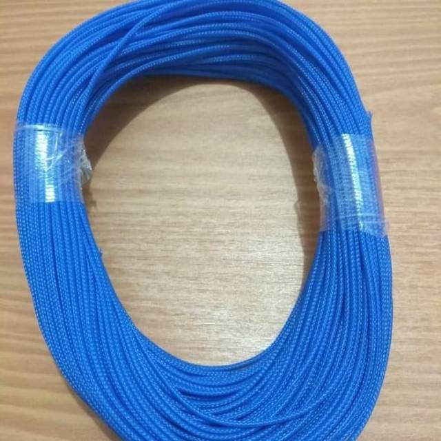 3mm Sleeving Cable Biru Tua Sleeve Kabel 3 mm psu