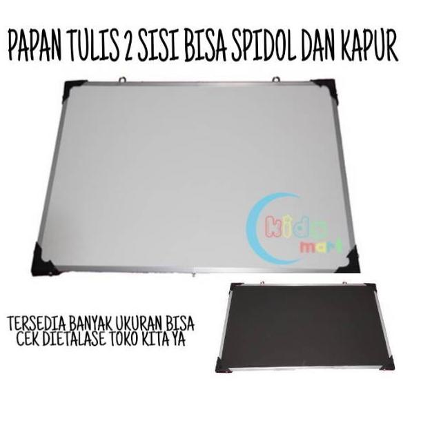 

YFR Whiteboard 40x60 papan tulis anak putih white board 2 sisi spidol dan kapur☋♒ (Terlaris)[Bayar ditempat] ☋