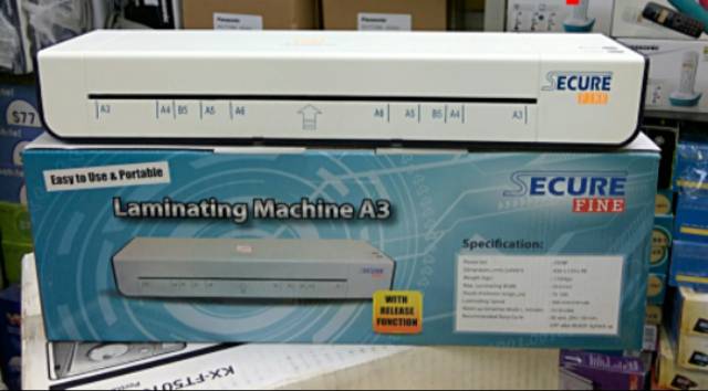 Mesin Laminating SECURE FINE A3 ~ Laminator / Press Plastik