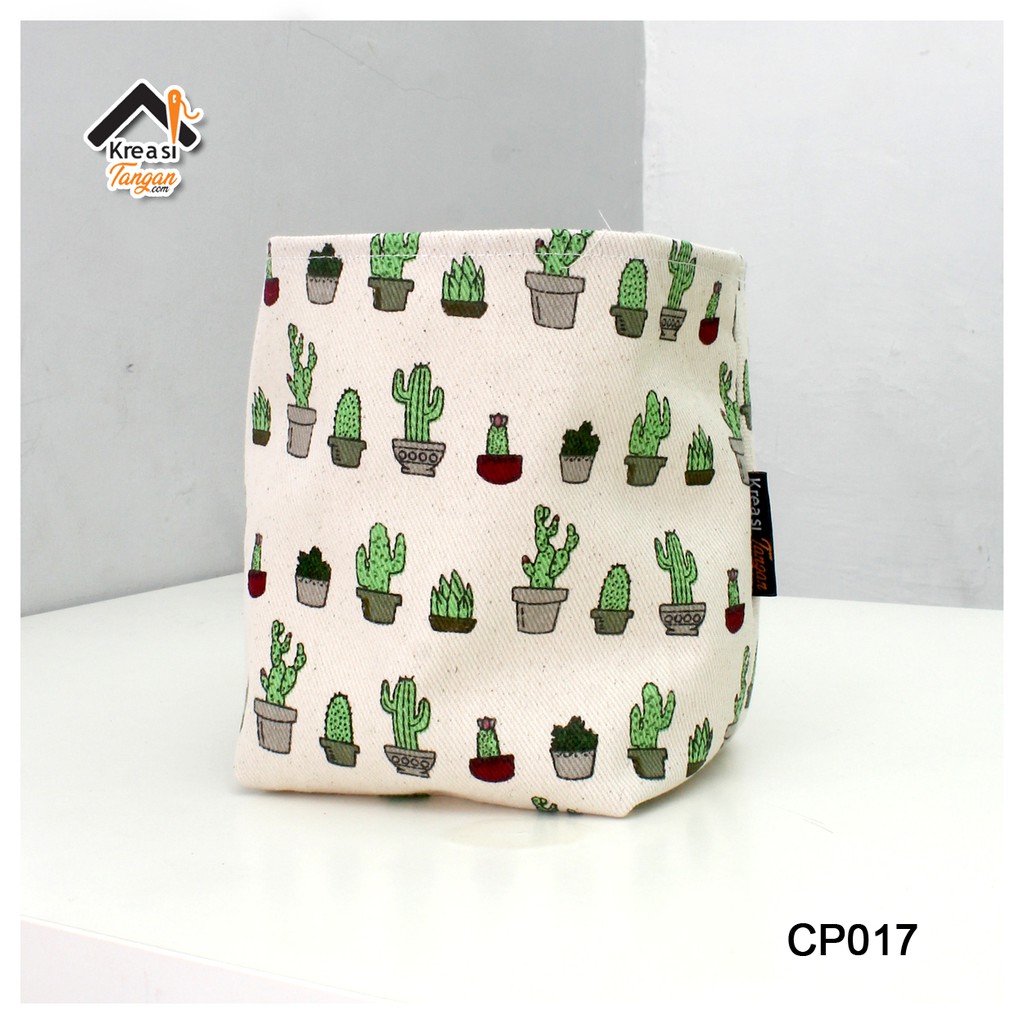 COVER POT TEMPAT PENYIMPANAN MOTIF MINIMALIS AESTHETIC CP017