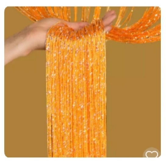 Tirai Benang Glitter Dekorasi / Tirai Benang Glitter Pintu Kamar / Tirai Benang Glitter Murah / Tira