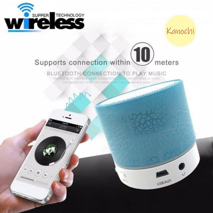 Speaker Bluetooth LED S10 CRECK Speaker Mini S10 Crack Light DE029