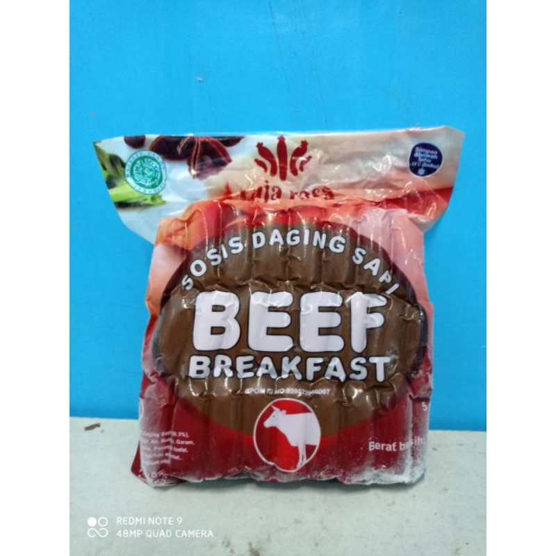 

√ MURAH √ SOSIS SAPI AROMA - BEEF SOSIS 5 CM - SOSIS BREAKFAST HOTEL - FROZEN FOOD