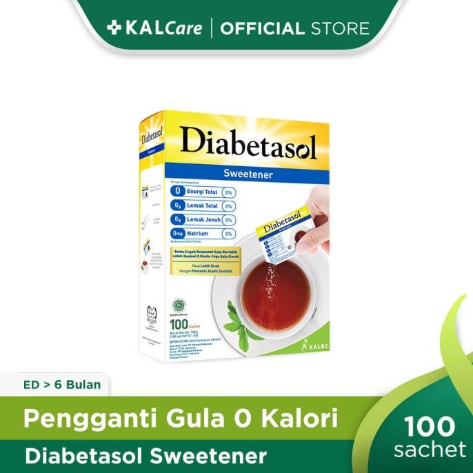 

Diabetasol Zero Calorie Sweetener 100 X 1,5 G (Sachet)