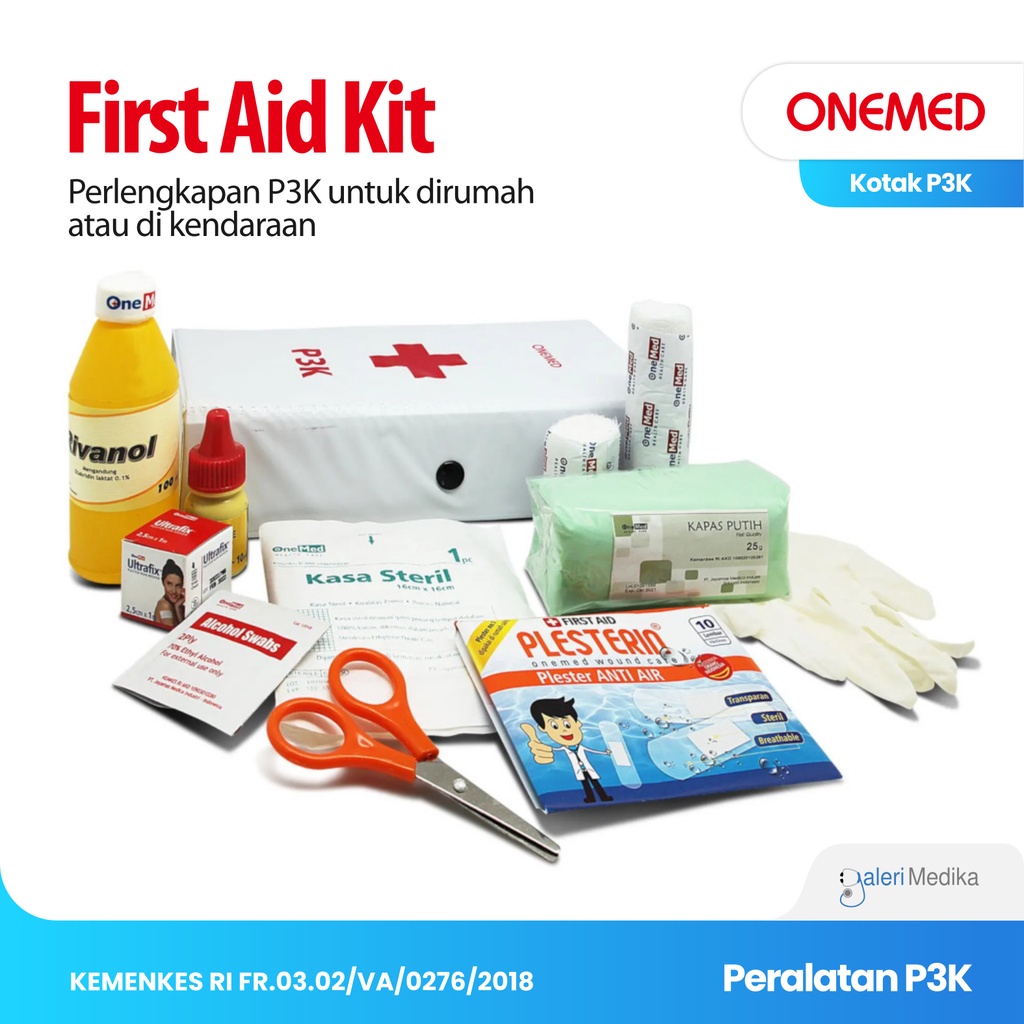 OneMed Kotak P3K  - Emergeny Kid - Kotak p3k Mobil