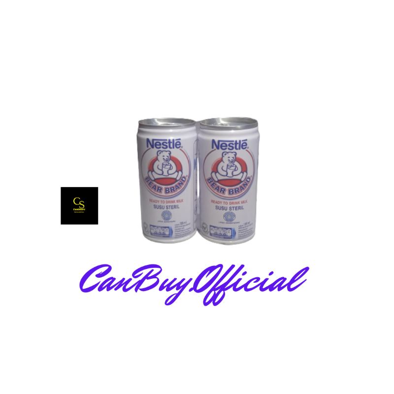 

BEAR BRAND Susu Kaleng Susu Beruang Susu Steril 189ml (HARGA TERTERA UNTUK 1 PCS)