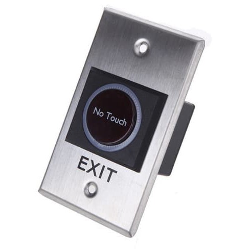 Murah Contactless Button Exit Access Control Infrared No Touch Door Release