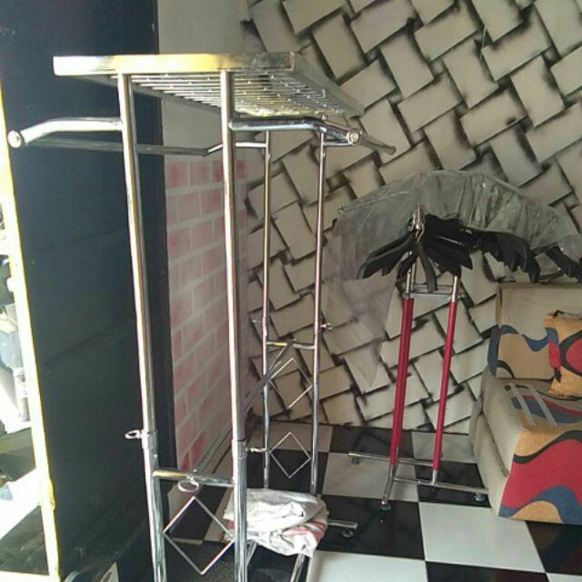 Gawang Gantungan Baju 2 Sisi Atas Ram