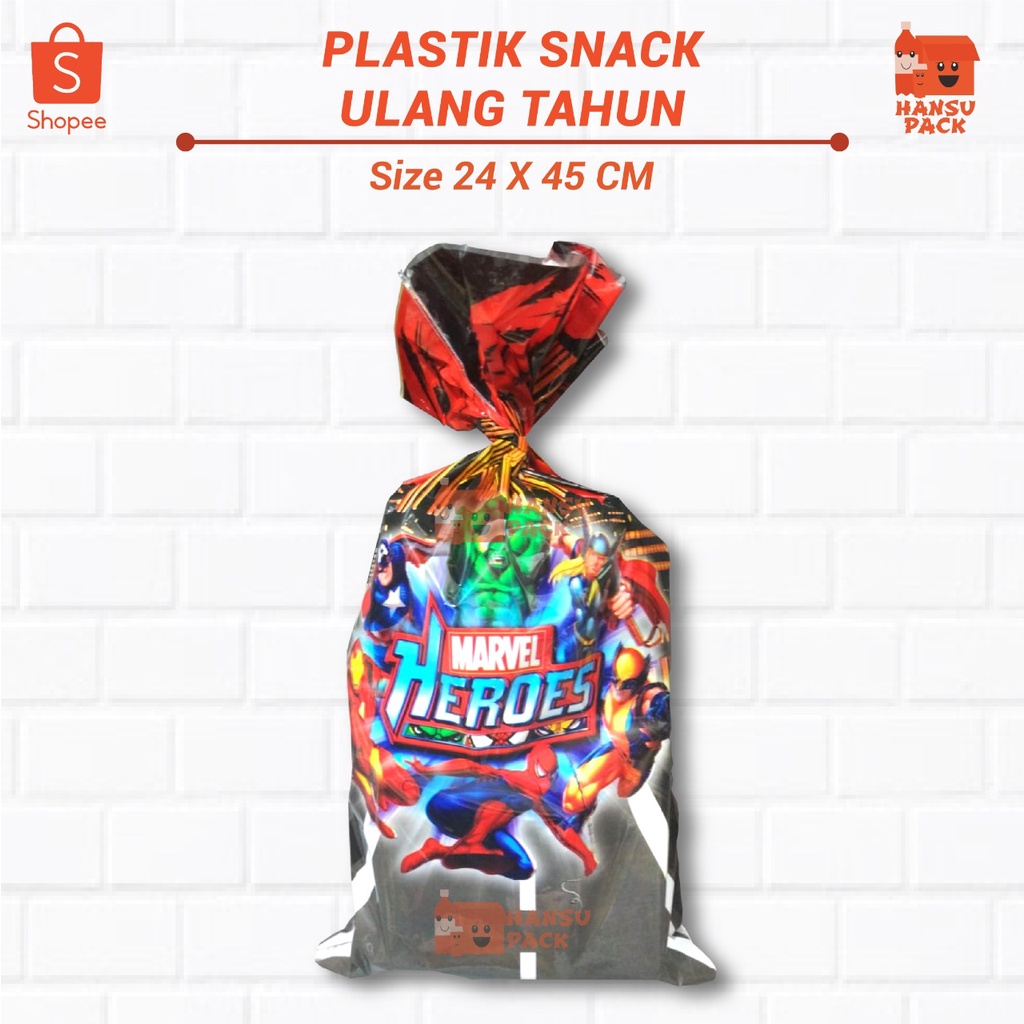 

Plastik Ulang Tahun 25x45 / Plastik OPP / plastik snack ulang tahun anak