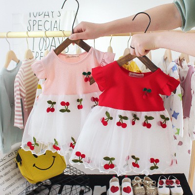 Dress Tutu Bayi 648 Dress Bayi Newborn Cherry Import