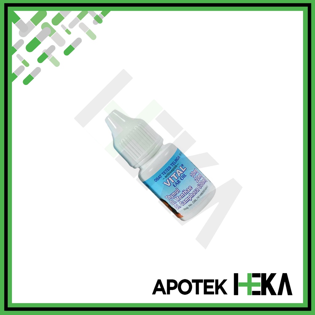 Vital Ear Oil 10 ml - Obat Tetes Telinga Antiseptik (SEMARANG)