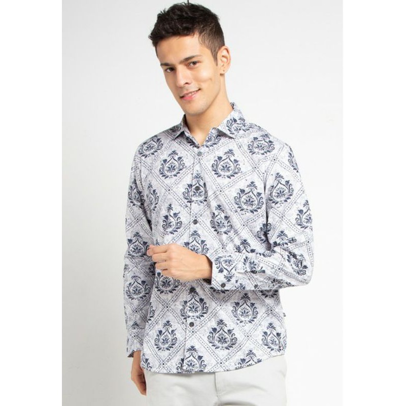 Baju Batik Pria Lengan Panjang Emba Classic KLAIN SHIRT-8612810128