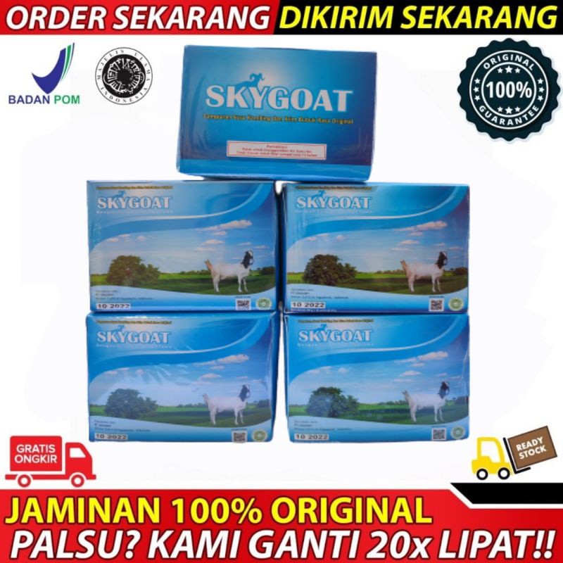

paket isi 5 susu kambing ettawa etawa premium skygoat 200gr