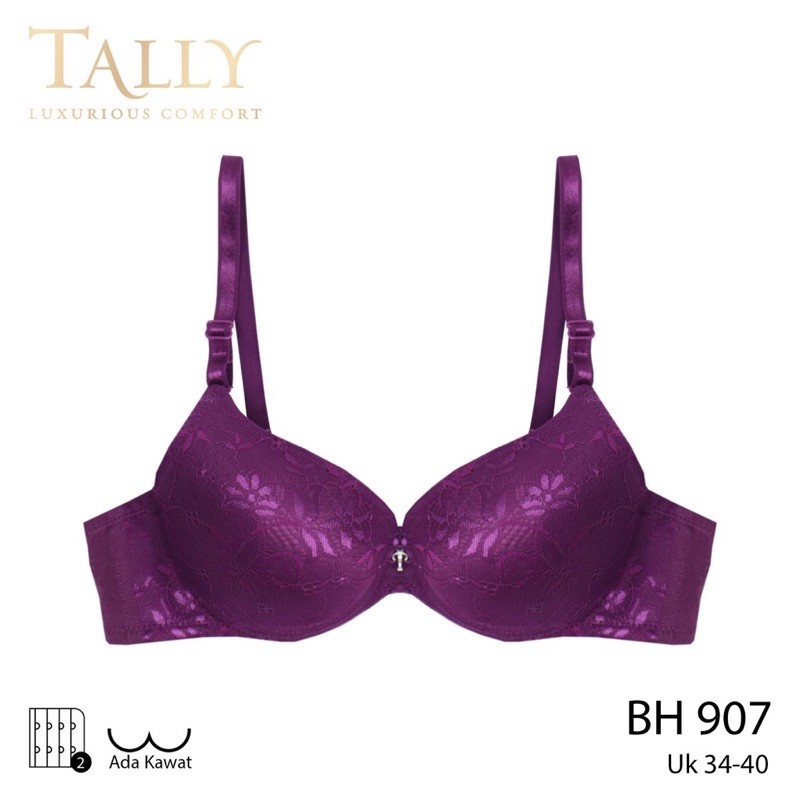 TALLY BRA BH PUSH UP 907 I CUP B | BUSA TEBAL | ADA KAWAT I SIZE 34-38