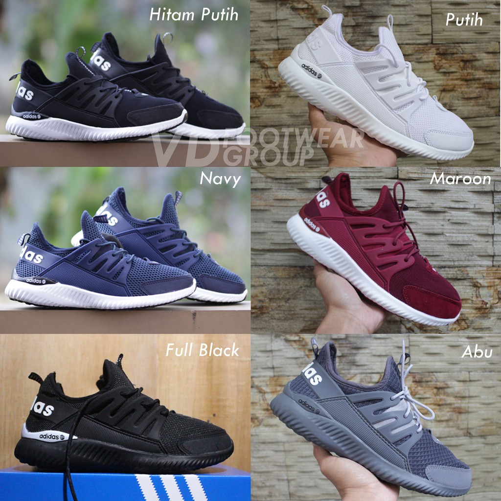 Sepatu Wanita Adidas Alphabounce Grade Ori Vietnam, Running Shoes Lari Joging senam santai woman