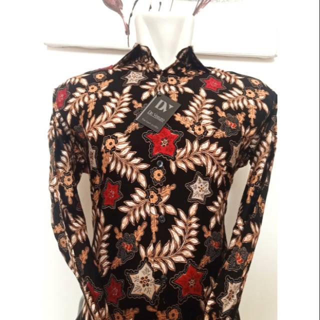 BATIK KATUN PRINTING PRIA DEVONZO TRENDY LENGAN PANJANG