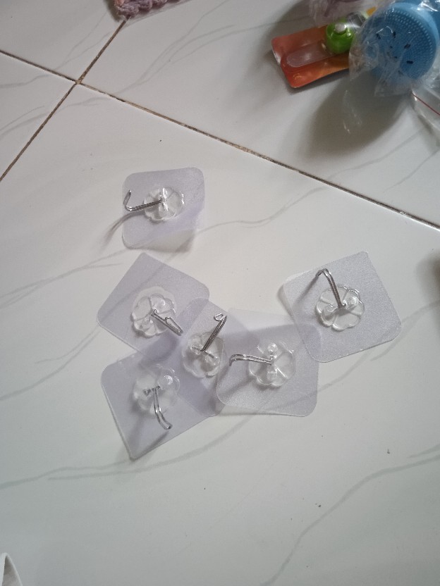 [stylokids] Gantungan Tempel Dinding Multiguna Gantungan Tempel Dinding Transparan (1kg Muat 220pcs)