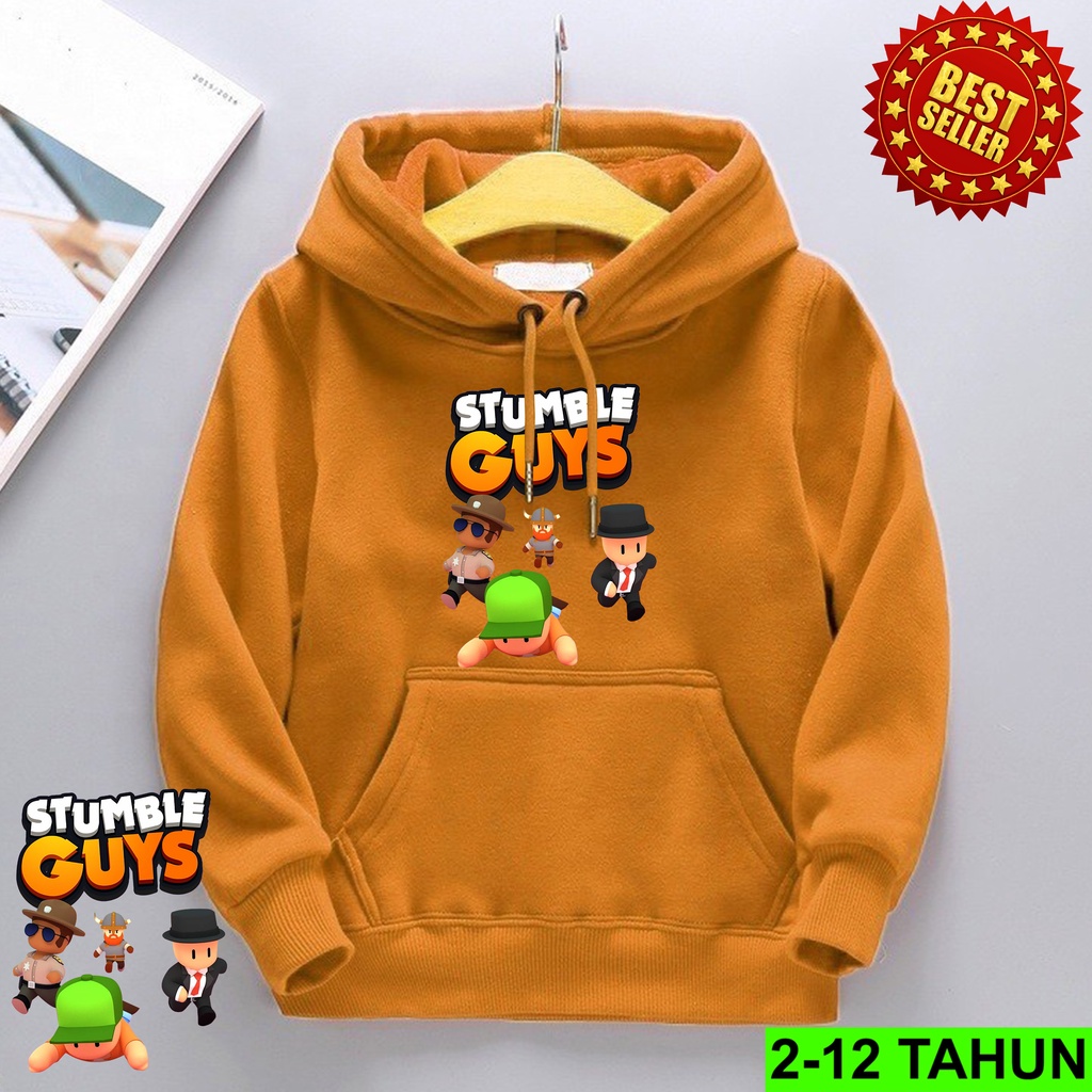 Hoodie Stumble Guys Anak Laki Laki Perempuan / Hodie Anak Usia 2 3 4 5 6 7 8 9 10 11 12 Tahun / Jaket Game Stumble Guys Anak Cewek Cowok / Switer Distro Bisa Cod / Suiter STUMBLE GUYS Anak Terbaru / Sweeter Anak / Switer Anak