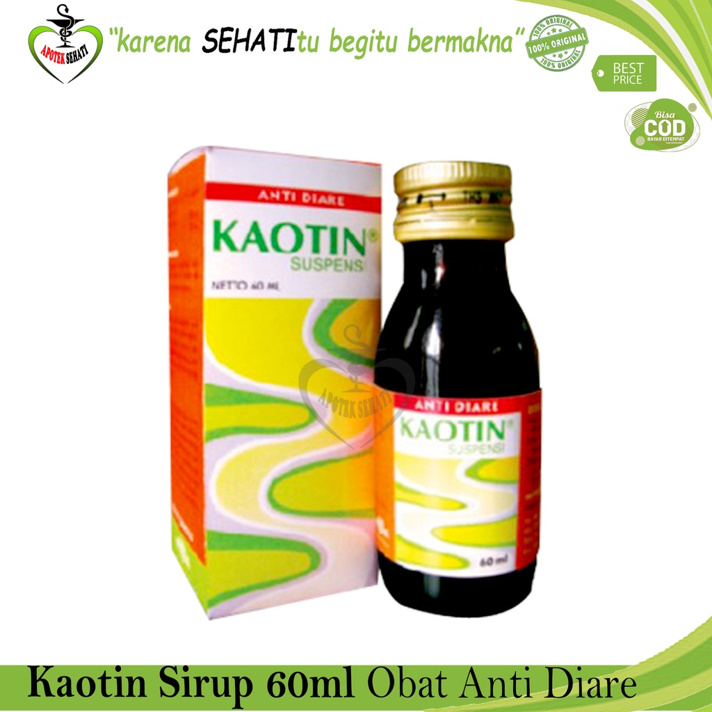 KAOTIN  SIRUP OBAT DIARE 60 ML OBAT DIARE ANAK DAN DEWASA