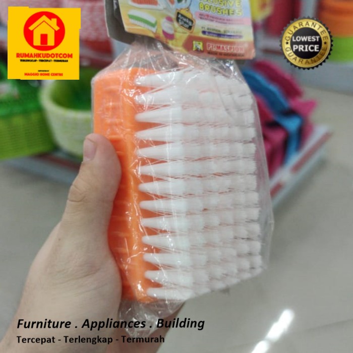 Maspion Sikat Baju Lantai Plastik BS-014 - 3 Pilihan Warna