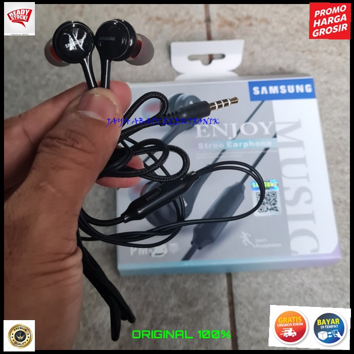 J388 SAMSUNG HEADSET KABEL STEREO EARPHONE IN EAR JACK 3.5 MM DOBEL BASS HANDSFREE DOUBLE BAS EARPOD SUPER HF PREMIUM MIC KABEL MUSIK NELPON AUDIO SOUND SUARA VOKAL KARAOKE WIRED HEADPHONES HIFI SUARA JERNIH DAN NGEBASS BISA KE UNTUK HANDPHONE TAB PC