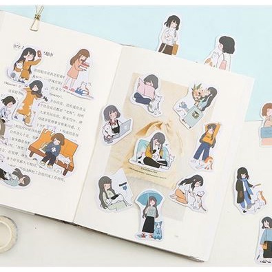 Journaling Deco - Character Series - Stiker Bujo Seri Karakter (40pcs)