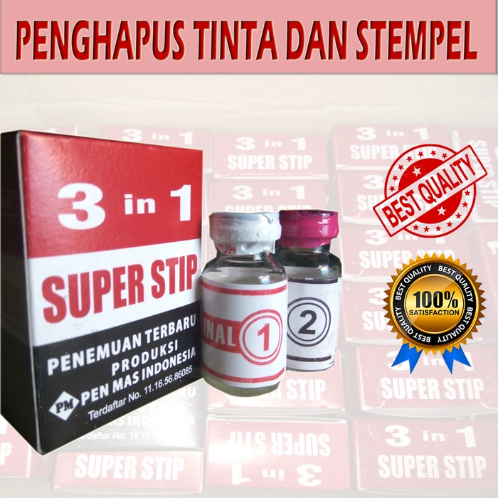 

Super White Penghapus Tinta Dan Stempel Tanpa Bekas Pada Kertas