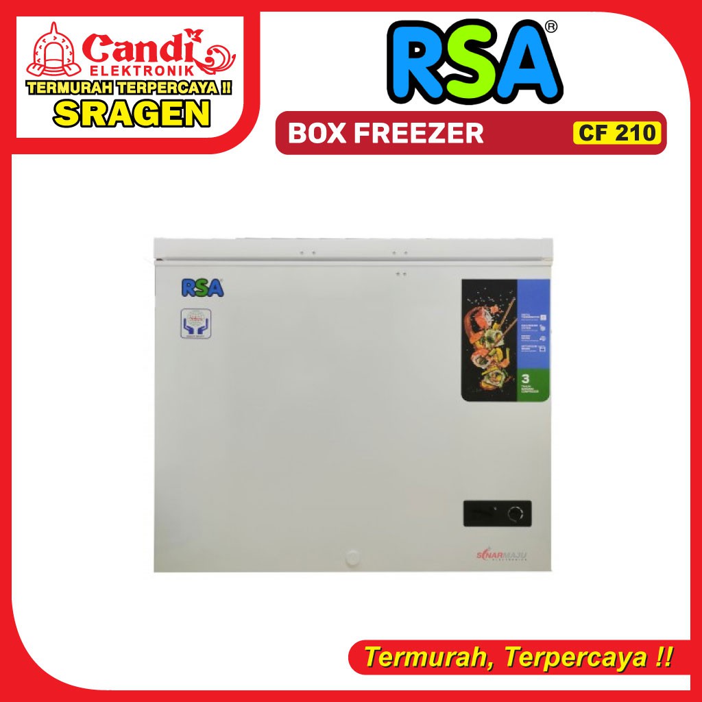 RSA Box Freezer Kapasitas 199 Liter - CF 210