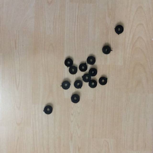 FLJ Ring Tipis Plastik D. 6.3 mm x L. 17 mm x T. 3mm 300 Gram Aksesoris Sparepart Pintu Folding Gate