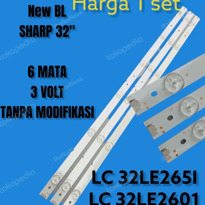 LAMPU BL BACKLIGHT LED SHARP LC 32LE2601 lc 32le2601 32LE