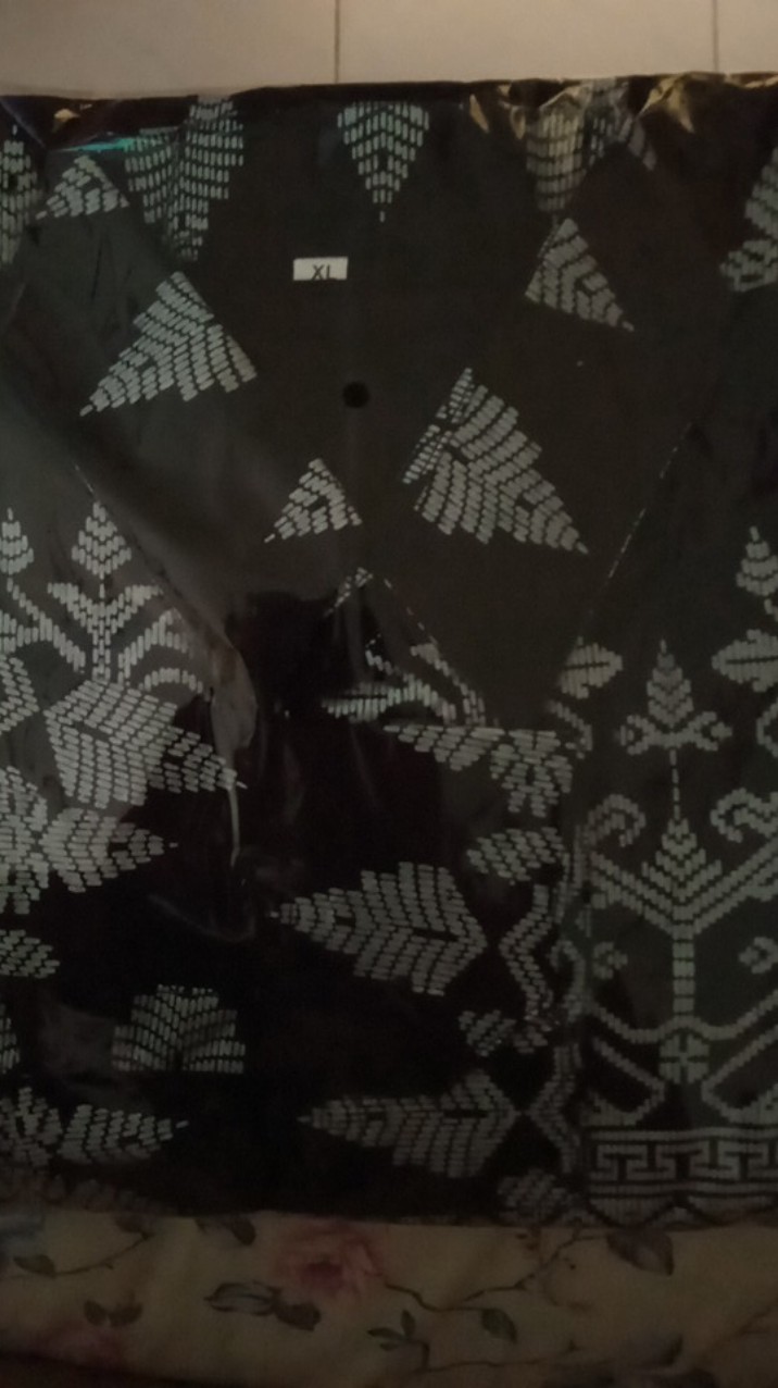 Kemeja Batik Pria Motif Songket Asli Prada Silver Golden Batik M L Xl Xxl Seragam Grosir