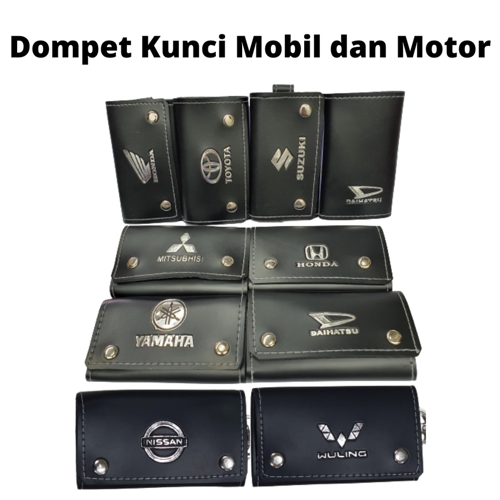 Dompet Gantungan Kunci Mobil dan Motor STNK Model Simple Terbaru Kekinian Kualitas Distro Harga Murah Bahan Kulit Sintetis