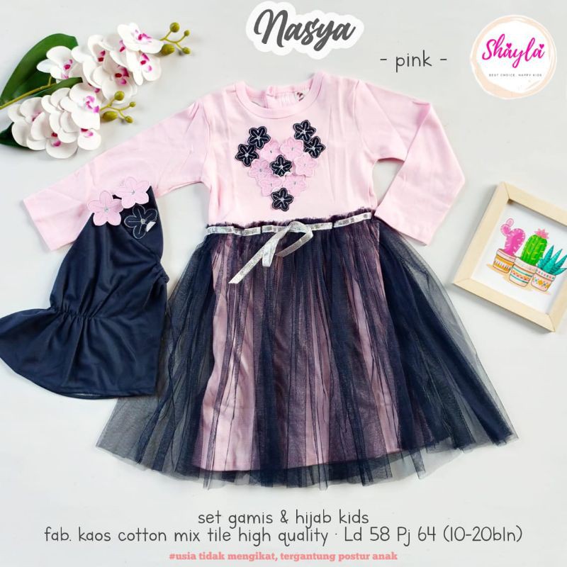 Set Gamis Anak usia 10-20 bln || Nasya by Shayla